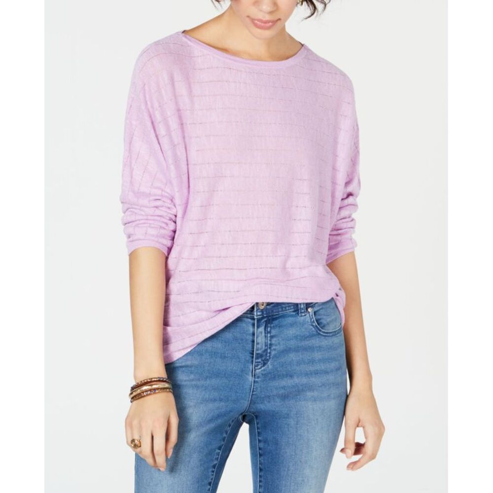 Style & Co Boat Neck Dolman Sleeve Sweater
